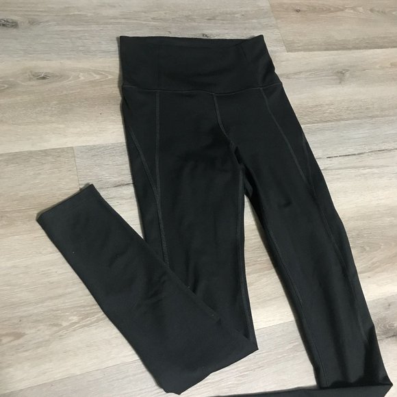 Girlfriend Collective Black High Waisted Active Lounge Leggings Size Small S - Picture 3 of 6